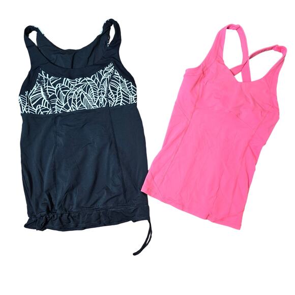 Lululemon Run: Ta Ta Topper & Kanto Catch Me Tank Flash Light, Size 6 - Picture 1 of 12